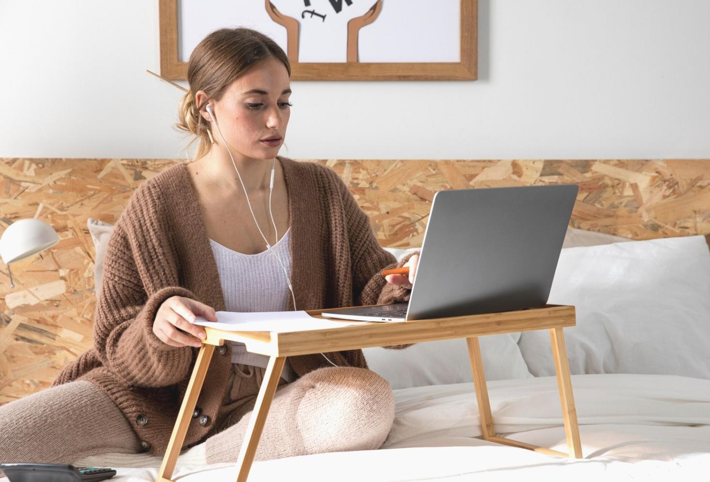 Espace de travail avec outils de planification financière